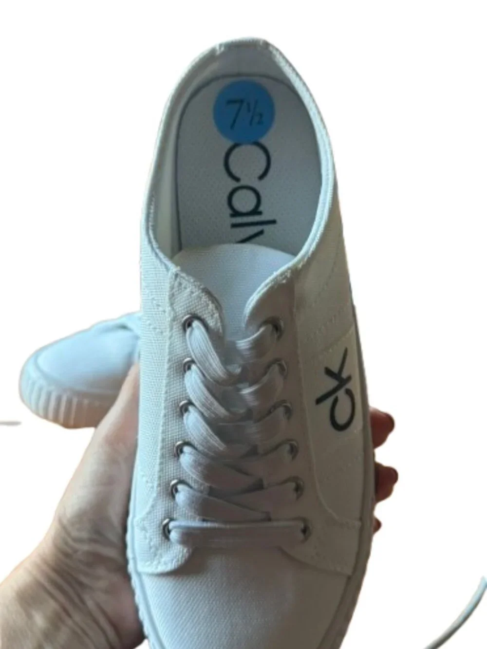 Calvin Klein slide -on sneakers, Size 7.5 - Excellent condition
